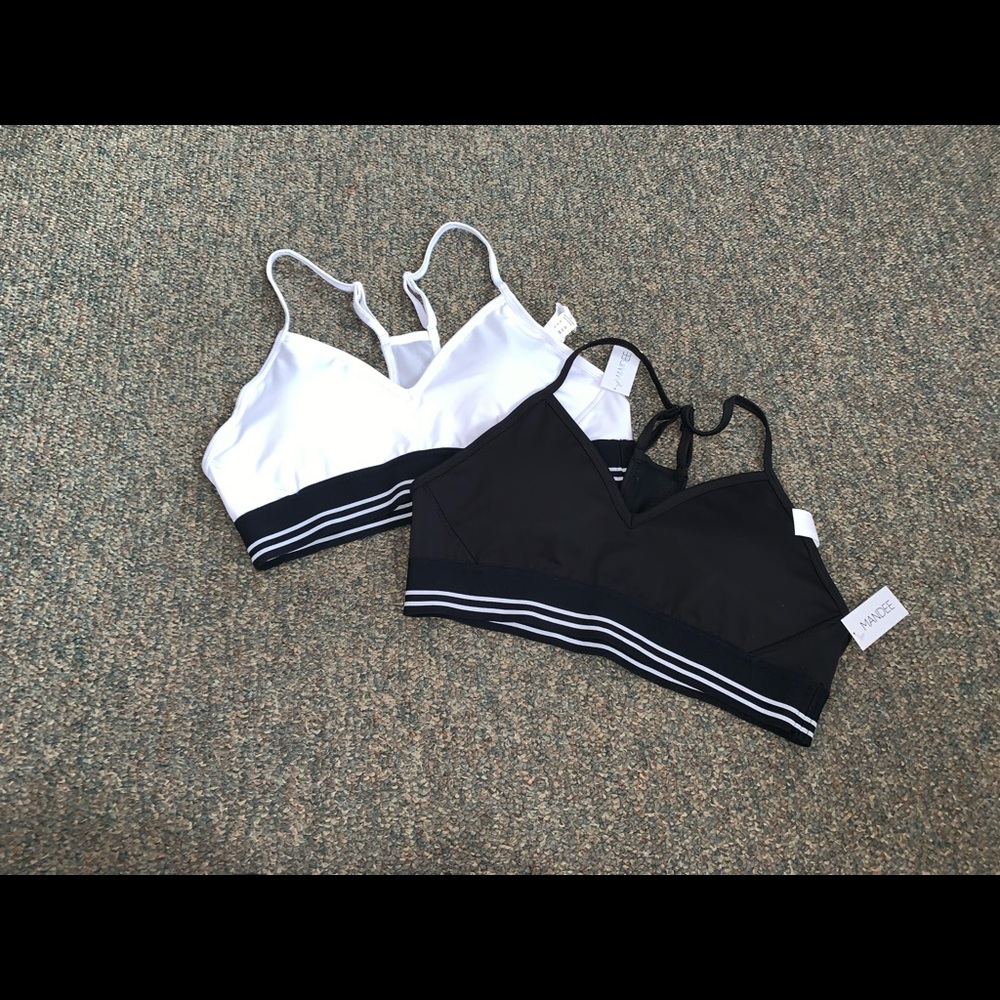 Set of 2 Mandee Sportsbras NWT